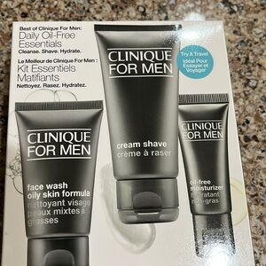 Clinique for men daily oil free essentials travel set